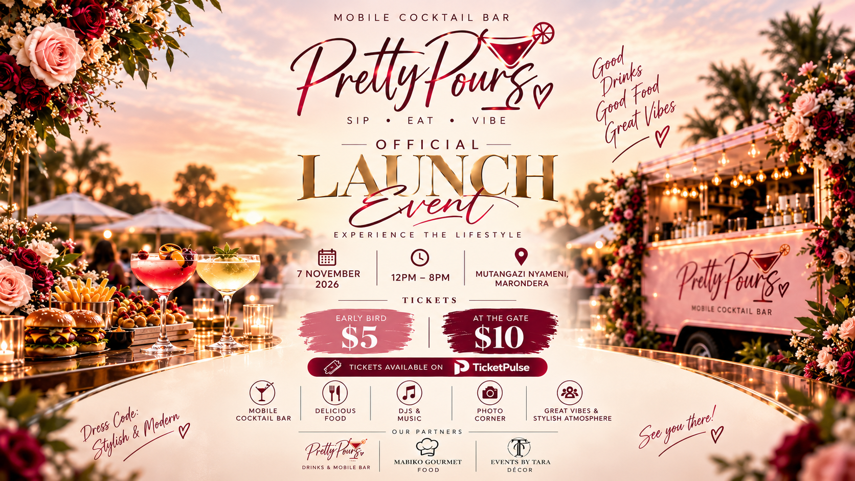 Pretty Pours — Official Launch event at Mutangazi Nyameni, Marondera