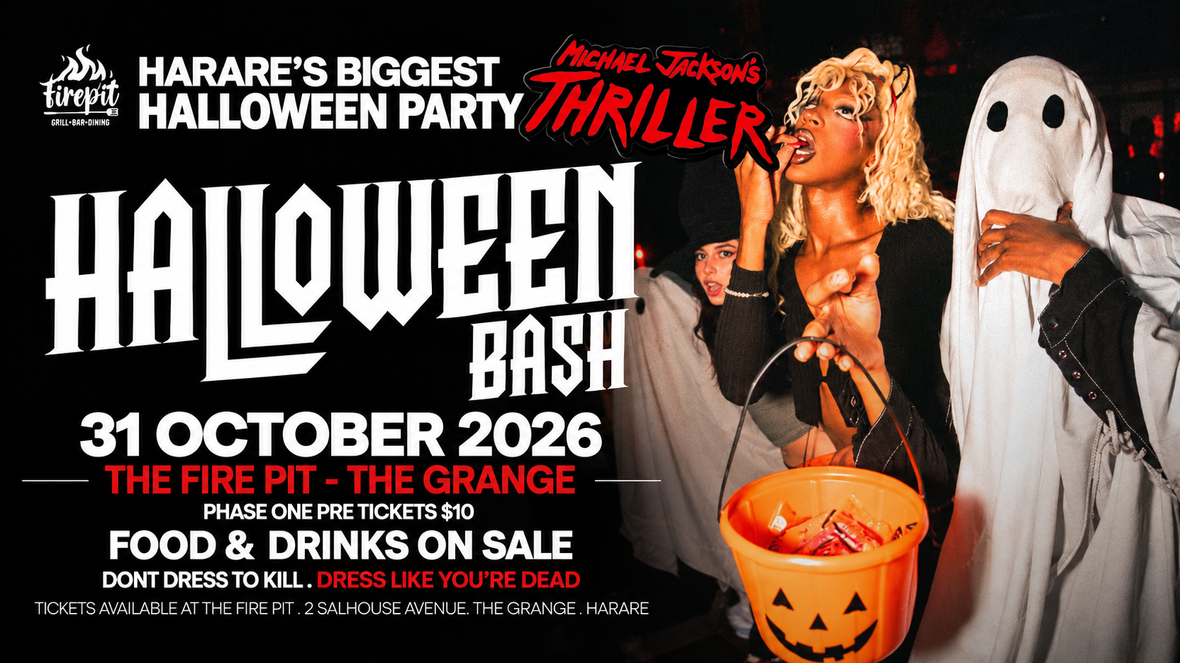 HALLOWEEN BASH 2026 — The Fire Pit, Harare